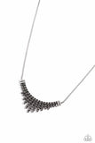Paparazzi Necklace - Dramatic Diadem - Silver