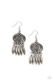 Paparazzi Earring - Future PASTURE and Present - Silver