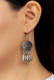 Paparazzi Earring - Future PASTURE and Present - Silver