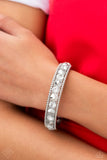 Paparazzi Bracelet - Polishing Promise - White