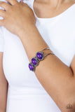 Paparazzi Bracelet - Badlands Backdrop - Purple