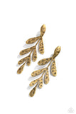 Paparazzi Earring - Jungle Fauna - Brass