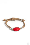 Paparazzi Bracelet - Desertscape Drive - Red