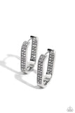 Parapazzi Earring - Sinuous Silhouettes - White