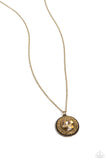 Paparazzi Necklace - Demanding Director - Brass