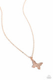 Paparazzi Necklace - Midair Magic - Rose Gold