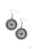 Paparazzi Earring - Twinkly Translation - Purple