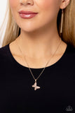 Paparazzi Necklace - Midair Magic - Rose Gold