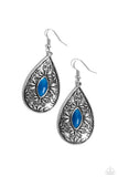 Paparazzi Earring - Two PERENNIALS in a Pod - Blue