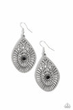 Paparazzi Earring - Modern Mural - Black