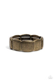 Paparazzi Bracelet - Prairie Block Party - Brass