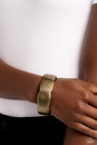 Paparazzi Bracelet - Prairie Block Party - Brass