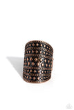 Paparazzi Ring - Diamondback Bravado - Copper