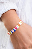 Paparazzi Bracelet - Multicolored Moment - Gold