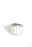 Paparazzi Ring - SWATCH Your Step - White