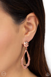 Paparazzi Earring -  Metallic Mezzanine - Copper Clip-On