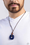 Paparazzi Urban Necklace - Canyon Crusade - Blue