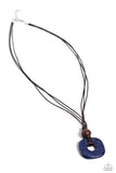 Paparazzi Urban Necklace - Canyon Crusade - Blue