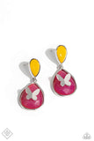 Paparazzi Earring - BRIGHT This Way - Pink