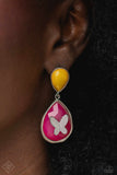 Paparazzi Earring - BRIGHT This Way - Pink