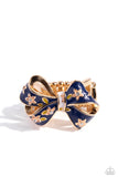 Paparazzi Ring - BOW Caution to the Wind - Gold
