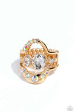 Paparazzi Ring - Shopaholic Statement - Gold