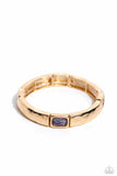 Paparazzi Bracelet - Admirable Abalone - Gold