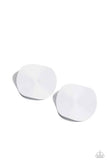 Paparazzi Earring - Moody Masterpiece - White