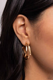 Paparazzi Earring - Curly Charisma - Gold