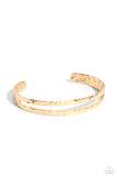 Paparazzi Bracelet - Excessive Edge - Gold