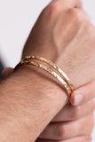 Paparazzi Bracelet - Excessive Edge - Gold