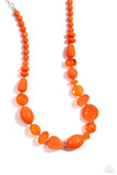 Paparazzi Necklace - Tropical Tsunami - Orange