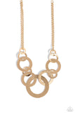Paparazzi Necklace - Uptown Links - Gold