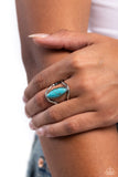 Paparazzi Ring - Spartan Stone - Blue
