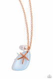 Paparazzi Necklace - Sea Glass Stash - Copper