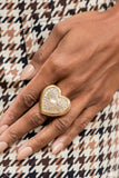 Paparazzi Ring - Heartfelt Heritage - Gold
