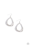 Paparazzi Earring - Subtle Solstice - Silver