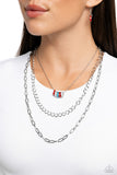 Paparazzi Necklace - Colorful Cadet - Red