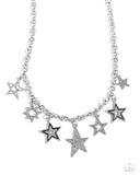 Paparazzi Necklace - Starstruck Sentiment - Black