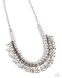 Paparazzi Necklace - A Touch of CLASSY - Silver