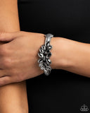 Paparazzi Bracelet - Glamorously Garnished - Silver