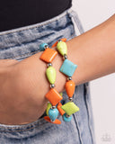 Paparazzi Bracelet - EARTHY Riser - Multi