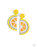 Paparazzi Earring - Lemon Leader - Yellow