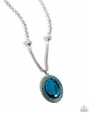 Paparazzi Necklace - Manufactured Majesty - Blue