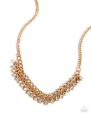 Paparazzi Necklace - Glow and Grind - Gold