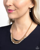 Paparazzi Necklace - Glow and Grind - Gold