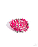 Paparazzi Bracelet - Colorful Charade - Pink