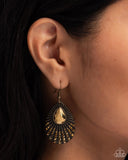 Paparazzi Earring - Urban Relic - Brass