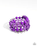 Paparazzi Bracelet - Colorful Charade - Purple