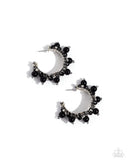 Paparazzi Earring - Elite Expense - Black